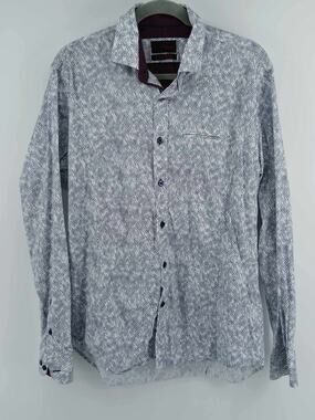 Eight X Premium Classic Fit, geometric micro-dot pattern business casual